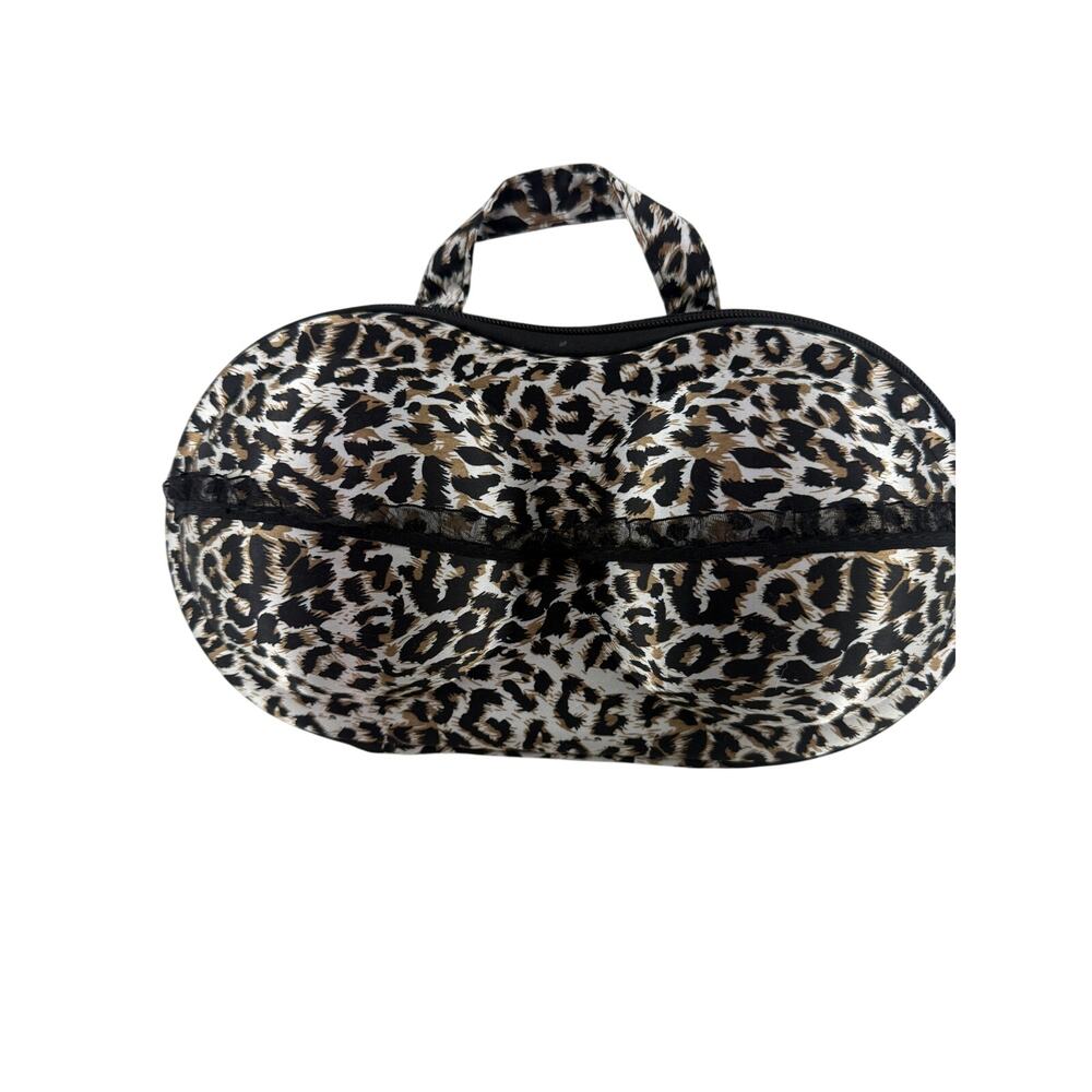 Travel Organizer Bra and Underwear Zip Bag Leopard